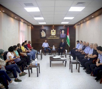 مجموعة شبابية مقدسية من مؤسسة ACT تطلع على تجربة الشرطة المجتمعية في محافظة طولكرم