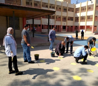 School activity for the Ahl group in northwest Jerusalem