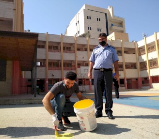 School activity for the Ahl group in northwest Jerusalem