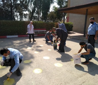 School activity for the Ahl group in northwest Jerusalem