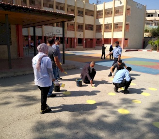 School activity for the Ahl group in northwest Jerusalem