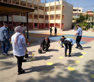 School activity for the Ahl group in northwest Jerusalem