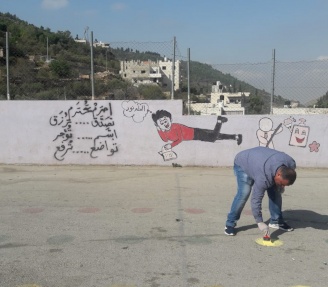 School activity for the Ahl group in northwest Jerusalem