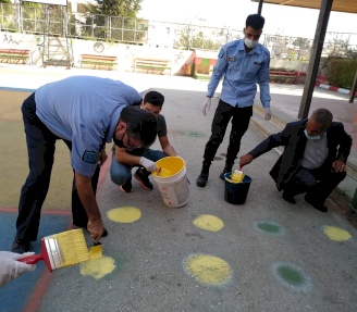 School activity for the Ahl group in northwest Jerusalem
