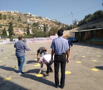 School activity for the Ahl group in northwest Jerusalem