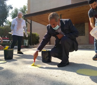 School activity for the Ahl group in northwest Jerusalem