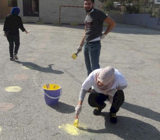 School activity for the Ahl group in northwest Jerusalem