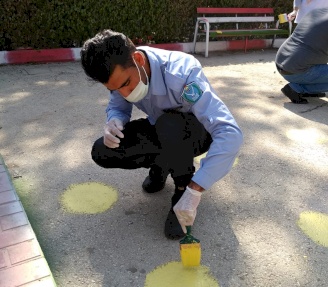 School activity for the Ahl group in northwest Jerusalem