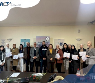 مؤسسة ACT لحل النزاعات تختتم الدورة التدريبية حول موضوع العنف القائم على النوع الاجتماعي 
