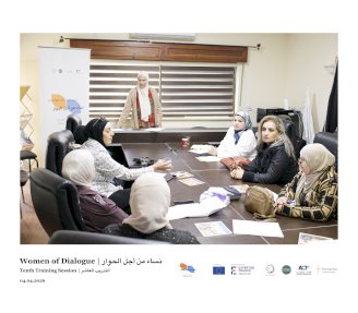 Conducting two training sessions on empathetic listening within the ‘Women for Dialogue’ project in Jerusalem