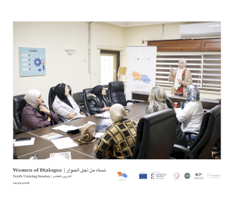 Conducting two training sessions on empathetic listening within the ‘Women for Dialogue’ project in Jerusalem