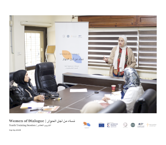 Conducting two training sessions on empathetic listening within the ‘Women for Dialogue’ project in Jerusalem