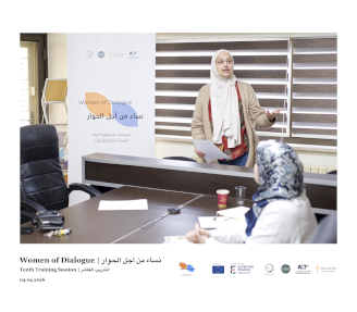 Conducting two training sessions on empathetic listening within the ‘Women for Dialogue’ project in Jerusalem