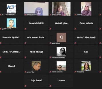 ACT تناقش المسودة الأولى من دراسة “التحكيم في قضايا الشقاق والنزاع المنظورة أمام المحاكم الشرعية في القدس.”