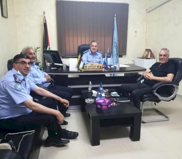 ACT Institution Conflict Resolution held a meeting at the Jerusalem Suburbs’ Police headquarters to discuss the work progress of the Project "Promoting civil peace in the suburbs of Jerusalem"