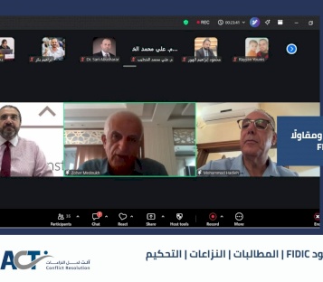 مؤسسة ACT  تستمر في برنامج التحكيم الهندسي لبناء القدرات في قطاع غزة من خلال تدريب فيديك موديل 1  