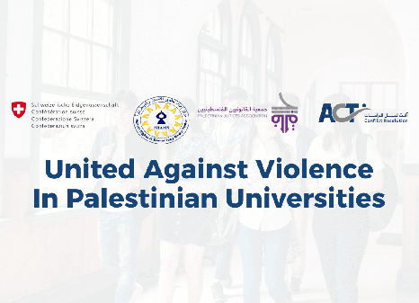 مشروع حقوق الإنسان وحل النزاعات: متحدين ضد العنف والكراهية في الجامعات الفلسطينية.