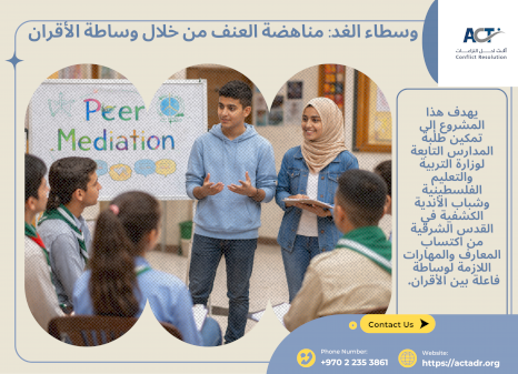 وسطاء الغد: مناهضة العنف من خلال وساطة الأقران