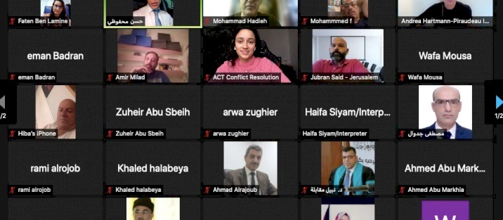 مؤسسة ACT تعقد الحلقة الثانية من سلسلة Webinar People in Conflict Resolution 