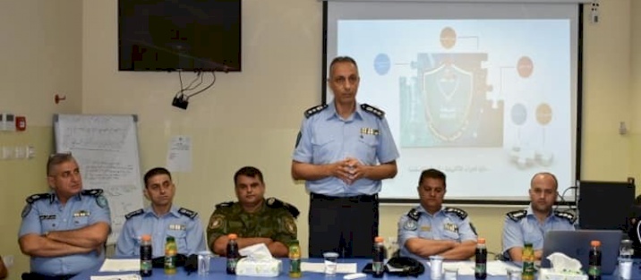 a workshop entitled (Preserving the crime scene and achieving criminal justice) was organized for the members of the security institution in the National Security Command Hall in the city of Qalqilya