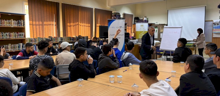 آكت (ACT) لحل النزاعات تطلق تدريبات تأسيس نادي الوساطة في مدرسة الامة الثانوية بالقدس 