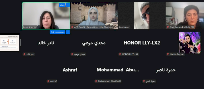 ACT تعقد ورشتها الثالثة لتعزيز مسارات العدالة الشاملة للأشخاص ذوي الإعاقة في فلسطين